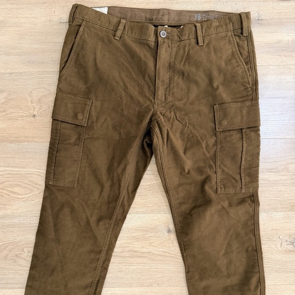 Polo Ralph Lauren Moleskin Pants Mens 36x30 Military Cargo Slim Fit Stretch